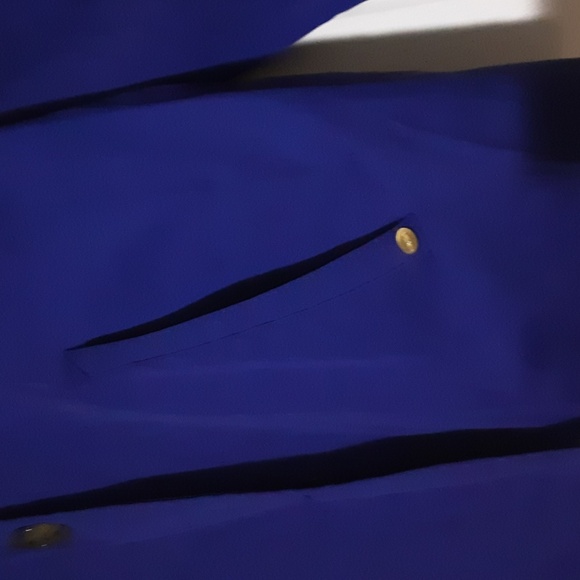 ELLEN TRACY Supreme Women's Royal Blue Trench Coat - Picture 4 of 13